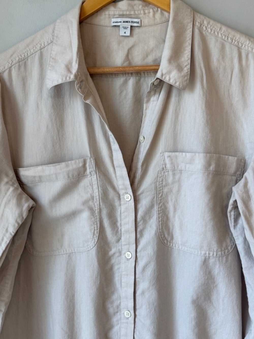 James Perse Little Boyfriend Botton Down Shirt - Picture 4 of 8
